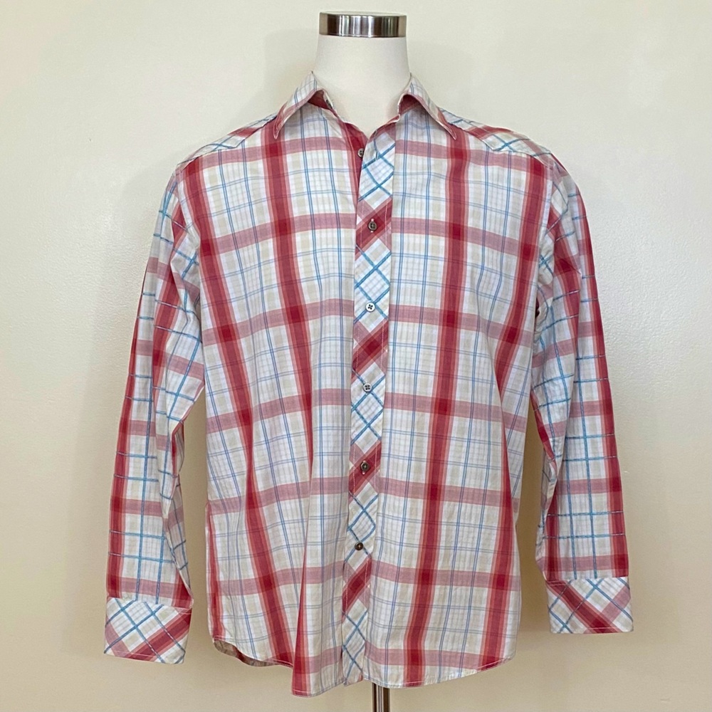 Transcript Long sleeved Western style Men’s shirt